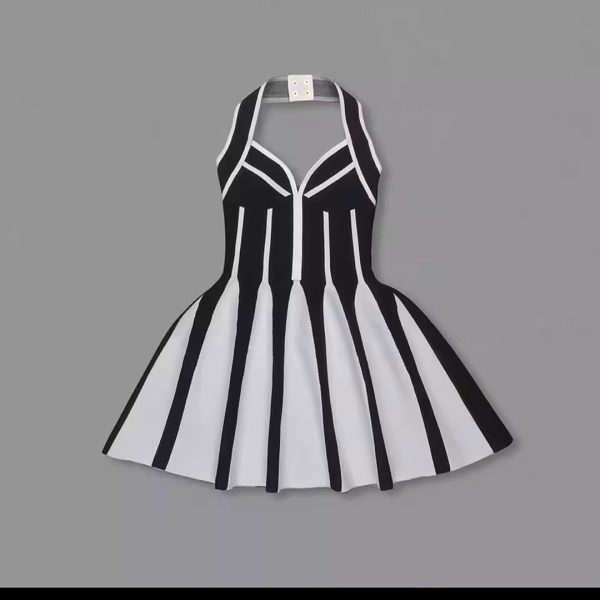 Strip Dinner Dress