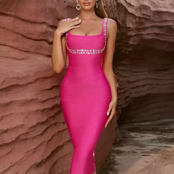 Pink Beautiful Dinner Dress