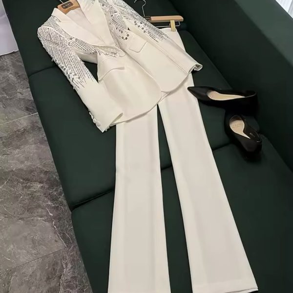 Classy blazer suit set